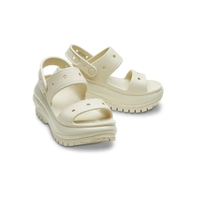 Sandália Crocs Classic Mega Crush Sandal "Bone"