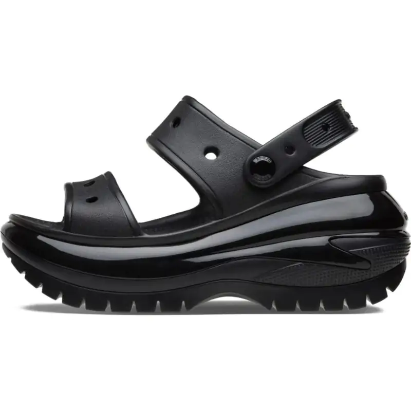 Sandália Crocs Classic Mega Crush Sandal "Triple Black"