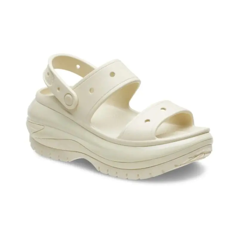 Sandália Crocs Classic Mega Crush Sandal "Bone"