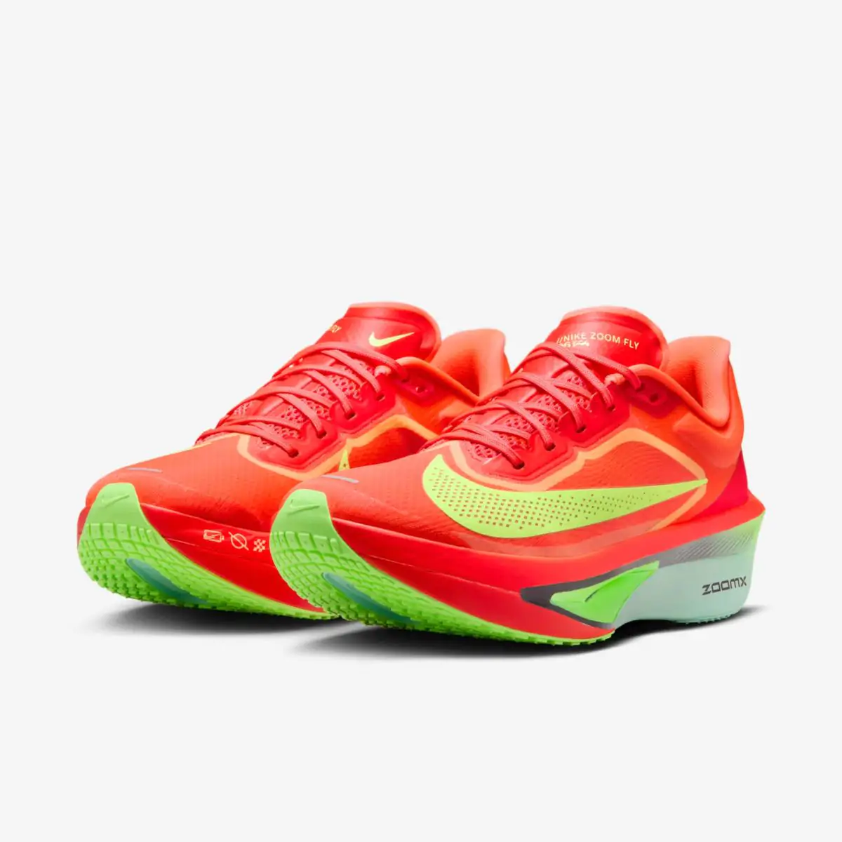 Nike Zoom Fly 6 &Quot;Bright Crimson Lime Blast&Quot;