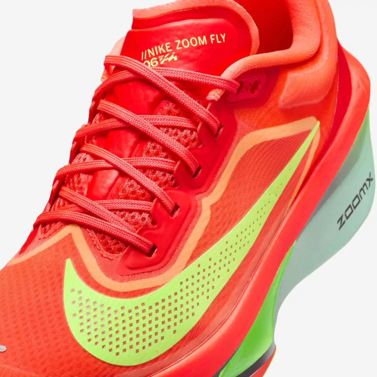 Nike Zoom Fly 6 &Quot;Bright Crimson Lime Blast&Quot;