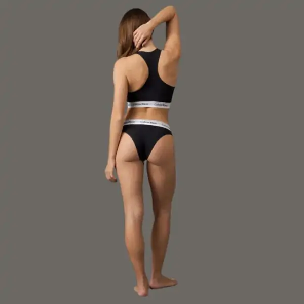 Calcinha Tanga Calvin Klein Jeans Preto