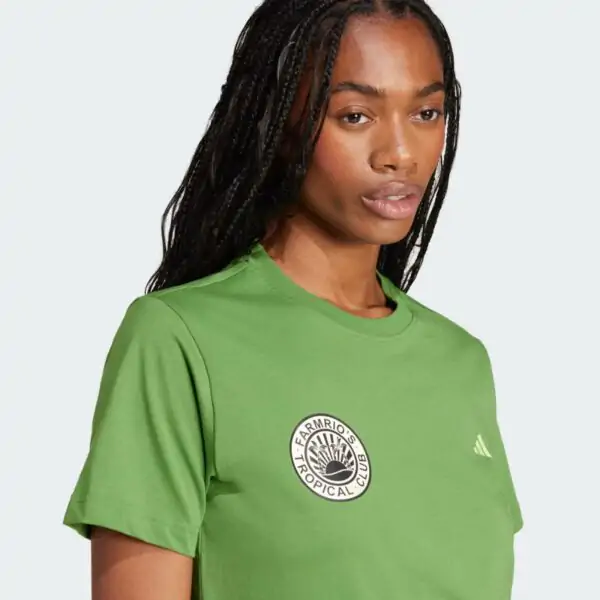 Camiseta Adidas X Farm Verde