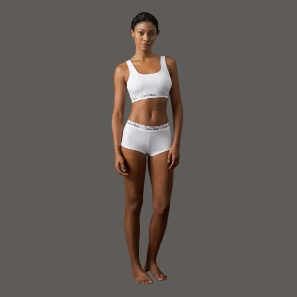 Top Regata Calvin Klein Modern Cotton Branco