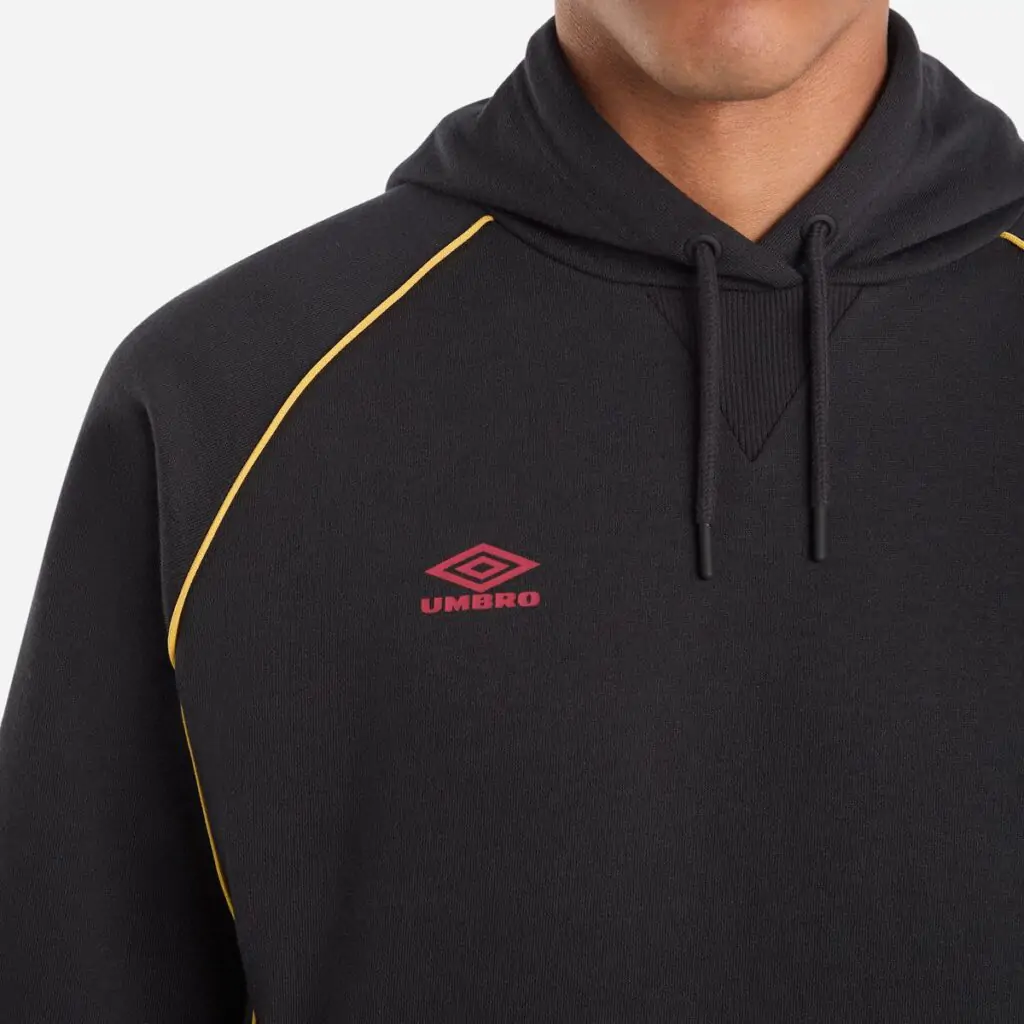 Blusa Umbro Panelled Hoodie Preto