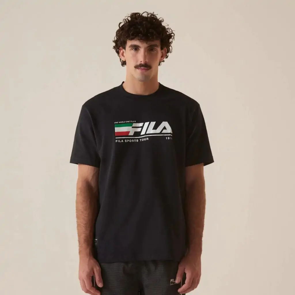 Camiseta Fila Comfort Tour Motor Sport Preto
