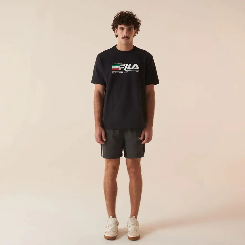 Camiseta Fila Comfort Tour Motor Sport Preto