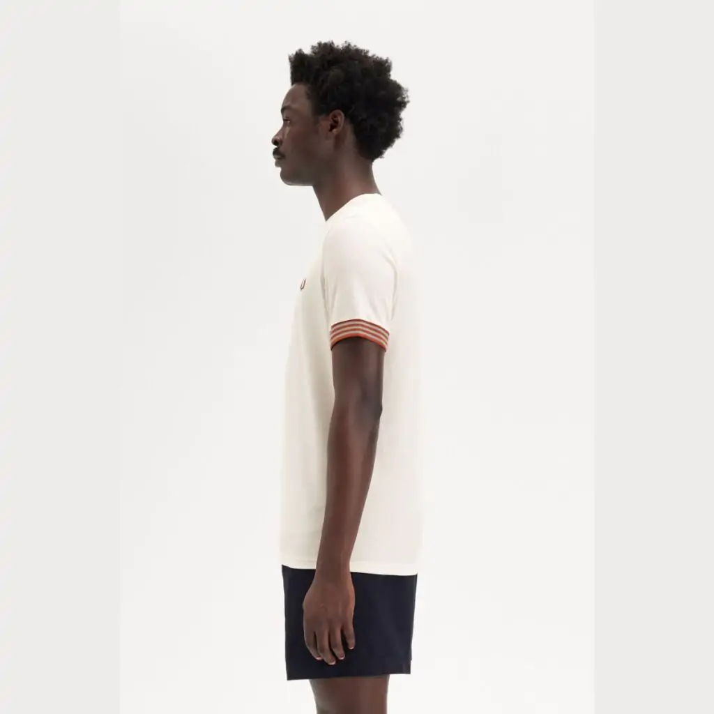 Camiseta Fred Perry Striped Cuff
