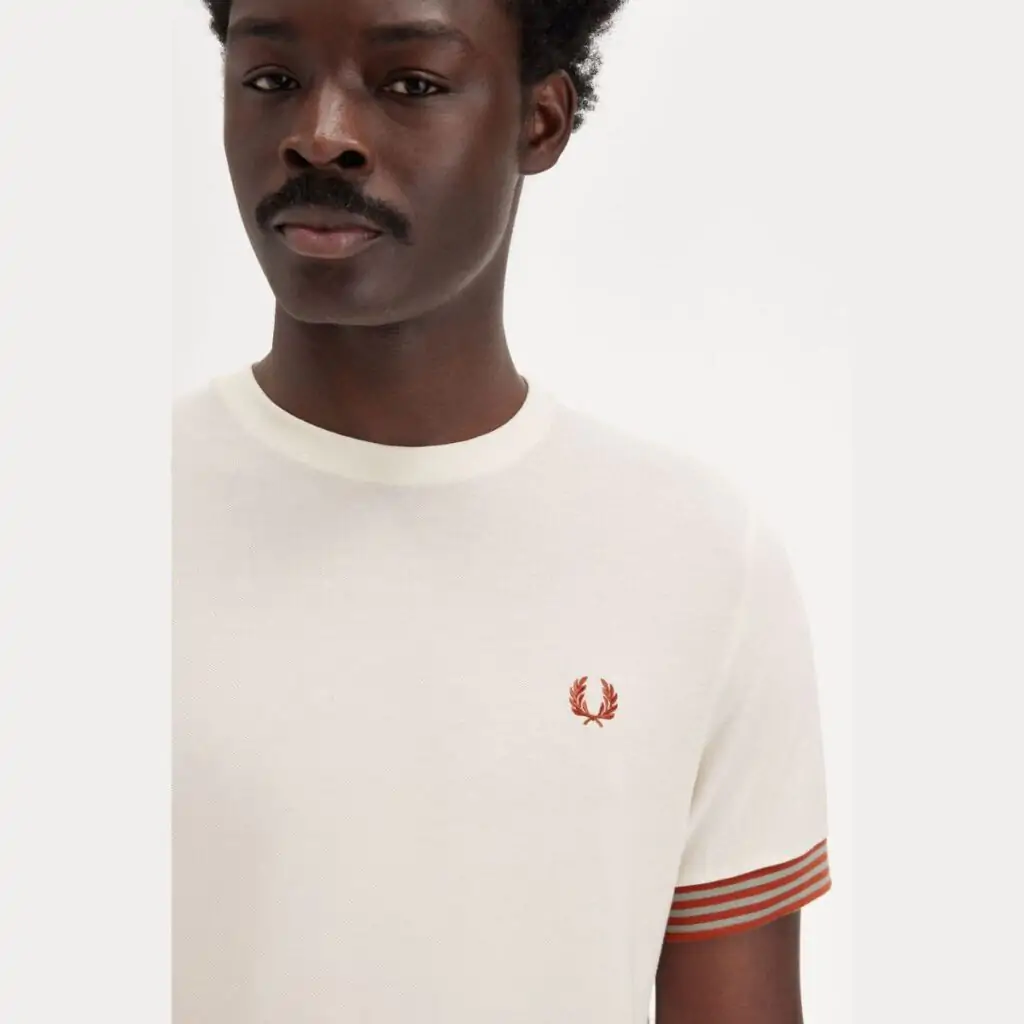 Camiseta Fred Perry Striped Cuff