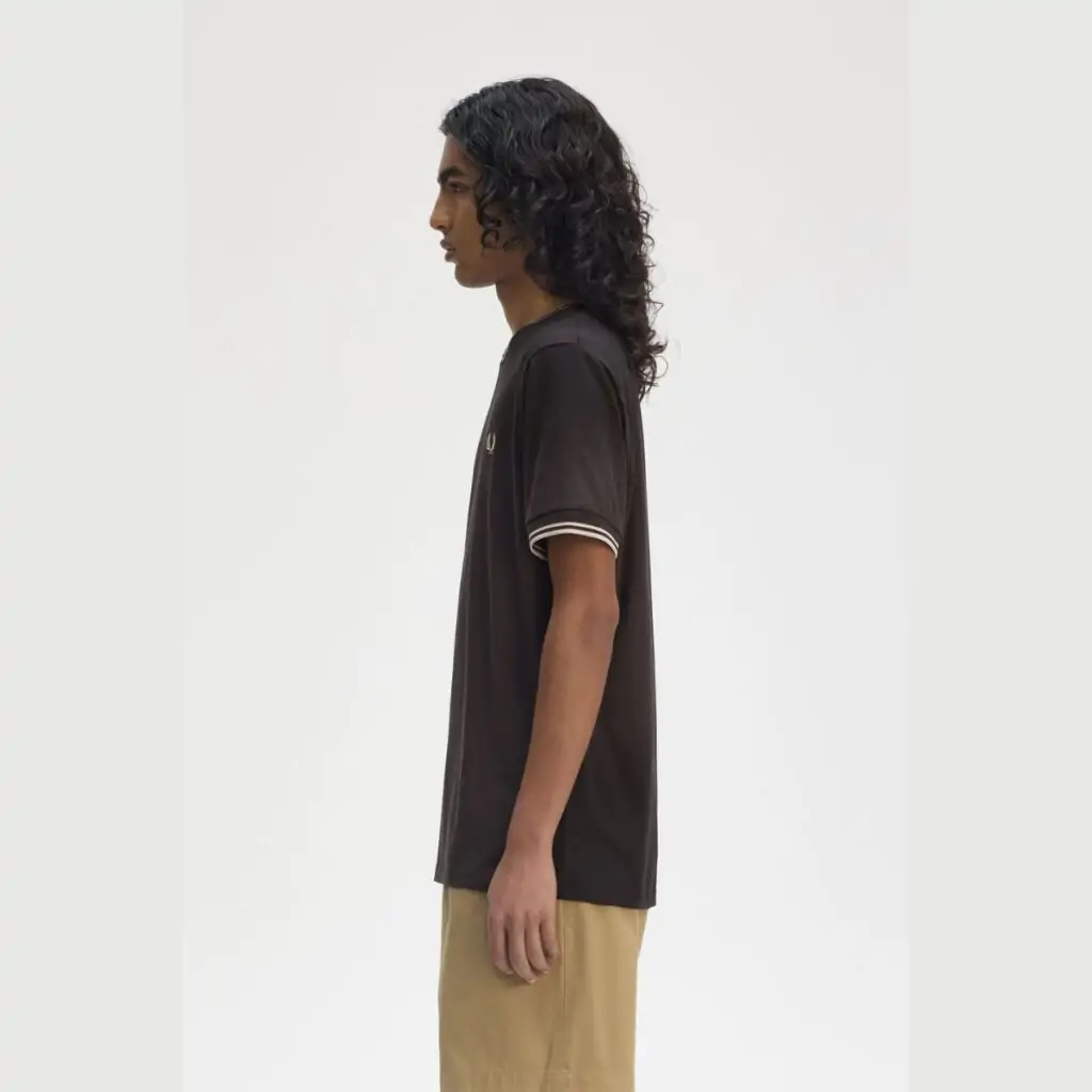 Camiseta Fred Perry Striped Cuff