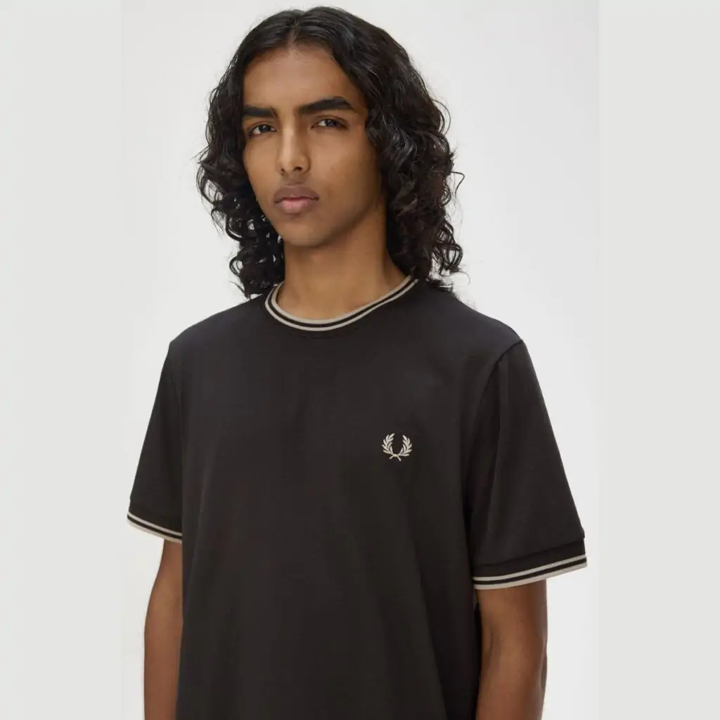 Camiseta Fred Perry Striped Cuff