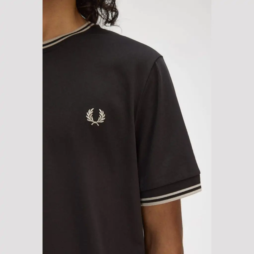 Camiseta Fred Perry Striped Cuff