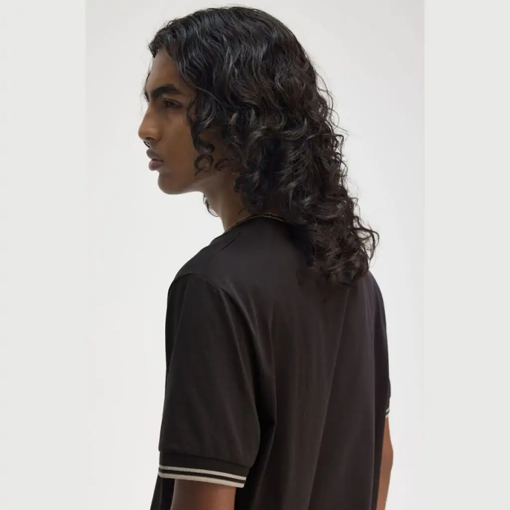 Camiseta Fred Perry Striped Cuff